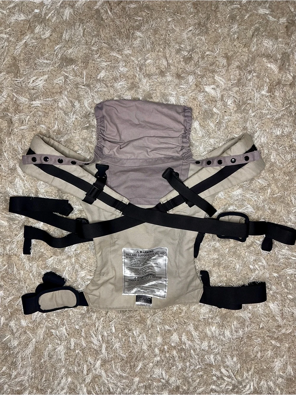 Newborn-To-Toddler Carrier - Yellow & Gray